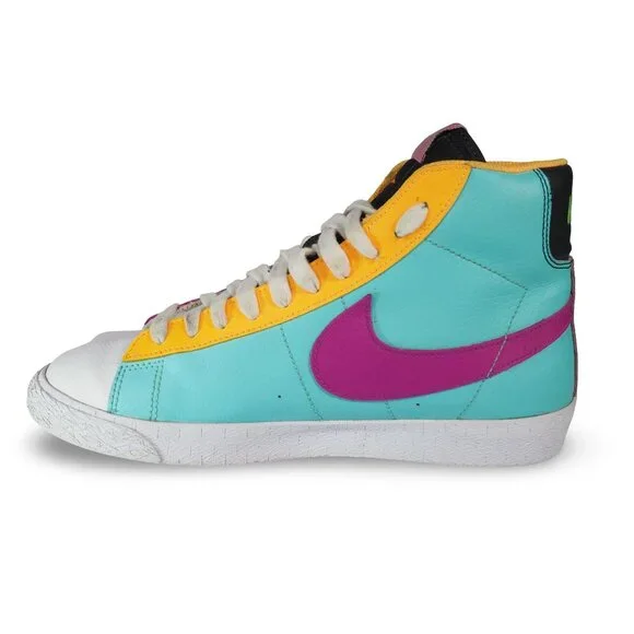 Nike Blazer Mid GS Aurora Purple Orange Youth 6 Women's 7.5 CZ9441-400 Color - Picture 6 of 11